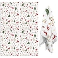 thumbnail image 1 of 4 Pcs Funny Kitchen Towels,White Christmas Reindeer Pattern Microfiber Dish Towels,Kitchen Tea Towels,Kitchen Towel Set (18" X 26"), 1 of 7