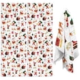thumbnail image 1 of 4 Pcs Funny Kitchen Towels,White Christmas Santa and Gift Pattern Microfiber Dish Towels,Kitchen Tea Towels,Kitchen Towel Set (18" X 26"), 1 of 7