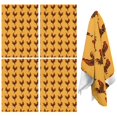 thumbnail image 1 of 4 Pcs Funny Kitchen Towels,Yellow Chicken Brown Rooster Pattern Microfiber Dish Towels,Kitchen Tea Towels,Kitchen Towel Set (18" X 26"), 1 of 7