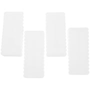 4-Pack Rubber Door Wedges and Furniture Leveling Shims for Doors, Toilet, and Home Use, Non- Doorstoppers