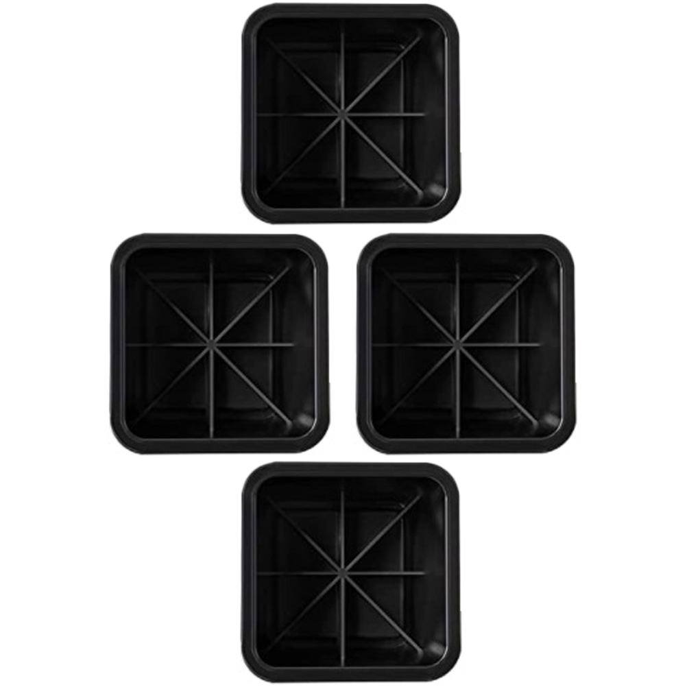 4 Pcs Furniture Heightening Pads Bed Lifts Risers Chair Foot of Floor