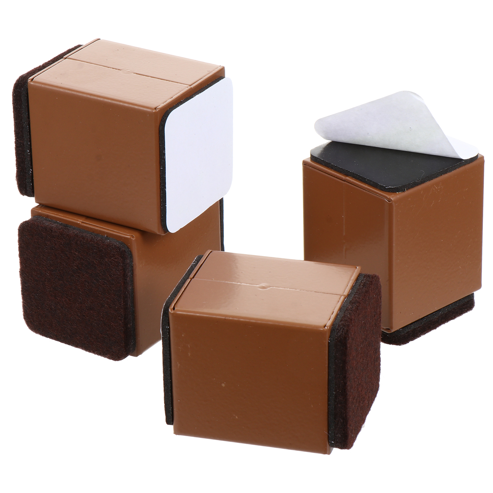 4 Pcs Furniture Heightening Pads Mat Leg Cushion Sofa Bed Couch Self Adhesive Riser Floor