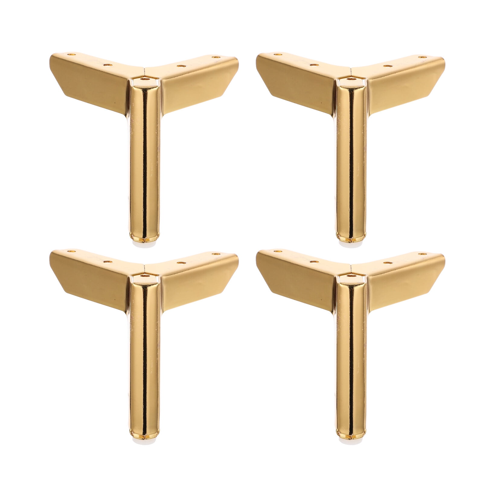 4 Pcs Furniture Mat Bed Feet Sofa Leg Support Metal Iron
