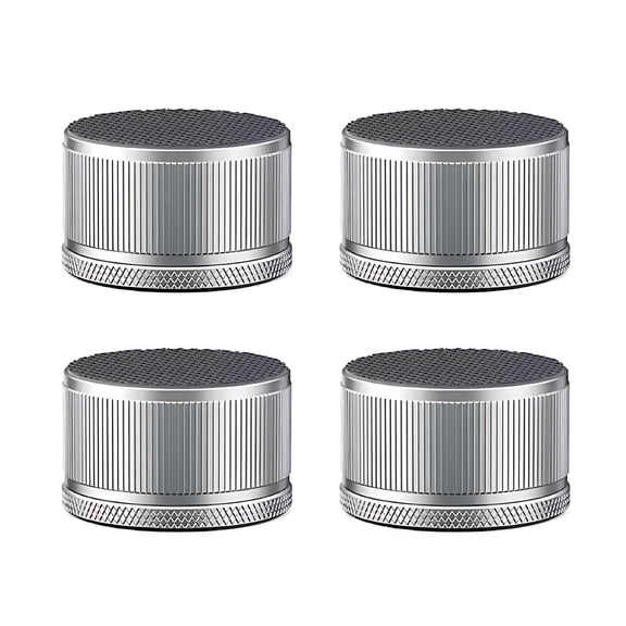 4 Pcs Furniture Risers Adjustable, 1.5 in / 3.9 cmMetal Table Leg Risers, Height 0.9-1.5 in / 2.3-3.9 cm Desk Riser Blocks with Non-Slip Bottom for Table, Furniture, Couch, Sofa, Bed