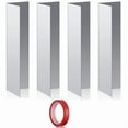 thumbnail image 1 of 4 Pcs Garage Door Seal Guards Weatherproofing Shield Strip Sweep Barrier with Adhesive Tape for Home, 1 of 3