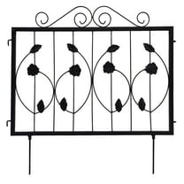 4 Pcs Garden Fence,Decorative Indoor or Outdoor Rustproof Metal Wire Tall Fencing Border,Animal Barrier Fence for Dog,Flower Bed,Patio