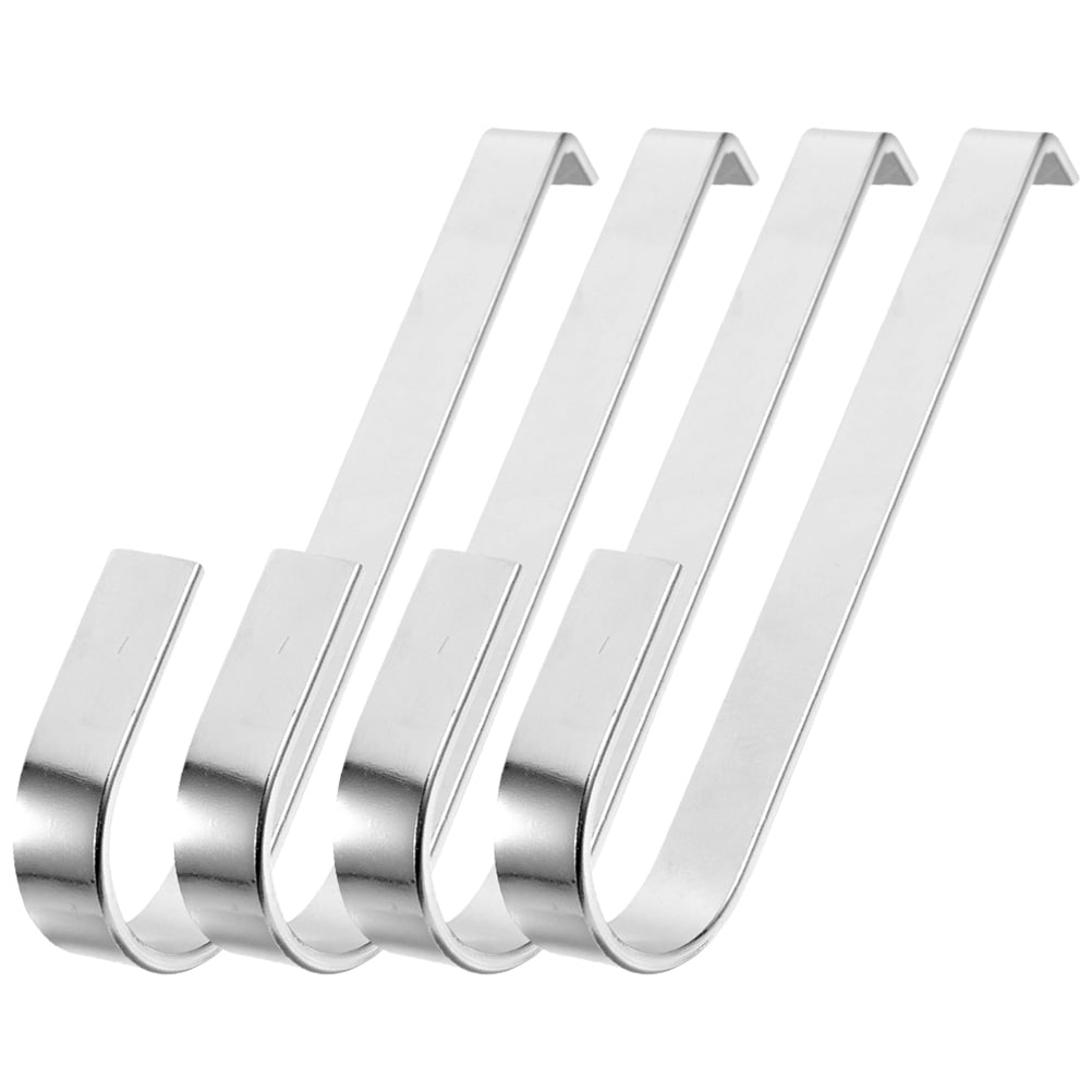 4 Pcs Garland Outdoor Siding Hooks Stainless Steel Hangers Outdoor