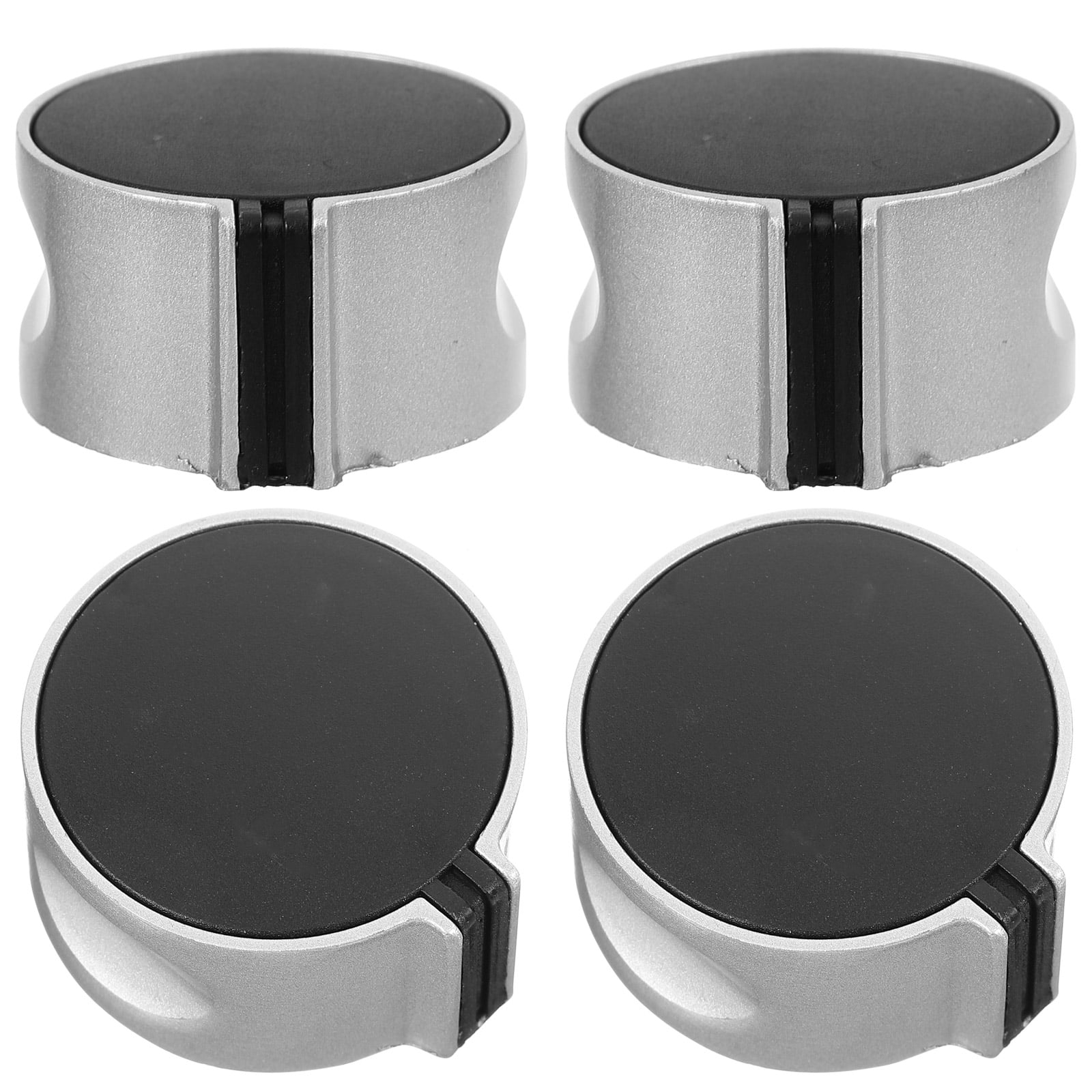 4 Pcs Gas Stove Knob Burner Knobs Oven Metal Rotary Switch Buttons