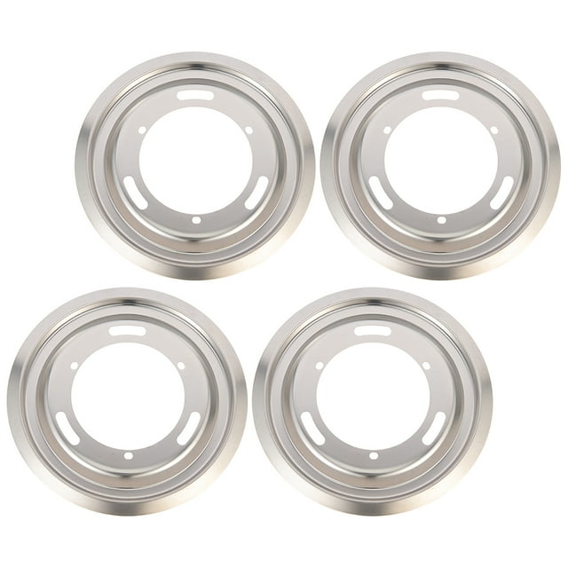 4 Pcs Gas Stove Tray Electric Stove Stainless Steel Pan Practical Stove Trays Stove Burner