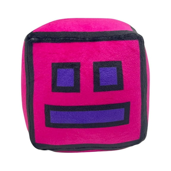 1 Pcs Geometry Dash Plush Toy - 4.7" Adorable Game Merchandise for Fans! Ideal Birthday Gift for Boys, Girls, & Kids.