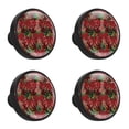 thumbnail image 1 of 4 Pcs Geometry Knobs for Kitchen Cabinet Cupboard Dresser Bookcase Drawer Pulls Handles Round Home Decor, 1 of 5