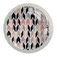 thumbnail image 1 of 4 Pcs Geometry Pink Knobs for Kitchen Cabinet Cupboard Dresser Bookcase Drawer Pulls Handles Round Home Decor, 1 of 8