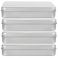 thumbnail image 1 of 4Pcs Rectangular Empty Tin Box Mini Portable Small Storage Holders, 1 of 6