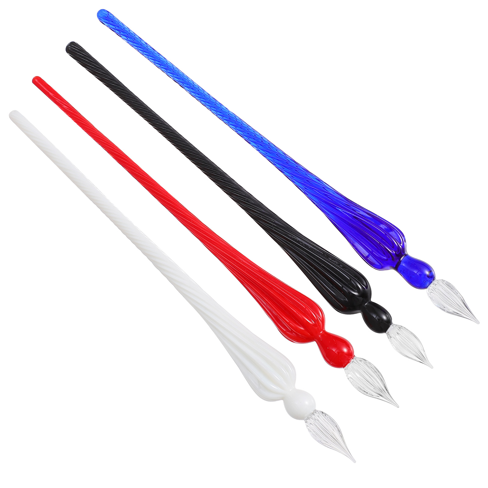 4 Pcs Glass Dip Pen Pen for Drawing Signature Pen Calligraphy Pen