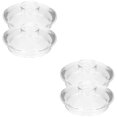 thumbnail image 1 of 4 Pcs Glass Teapot Cover Infuser Beverages Water Jug Stopper Lid Household Covers, 1 of 6
