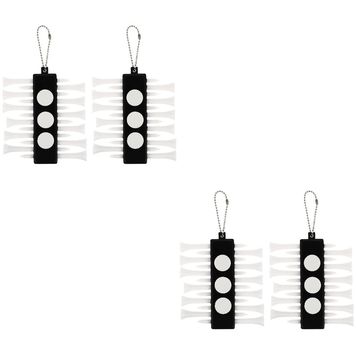 4 Pcs Golf Ball Nail Seat Golf Balls Tee Keepers Golfing Supplies Golf