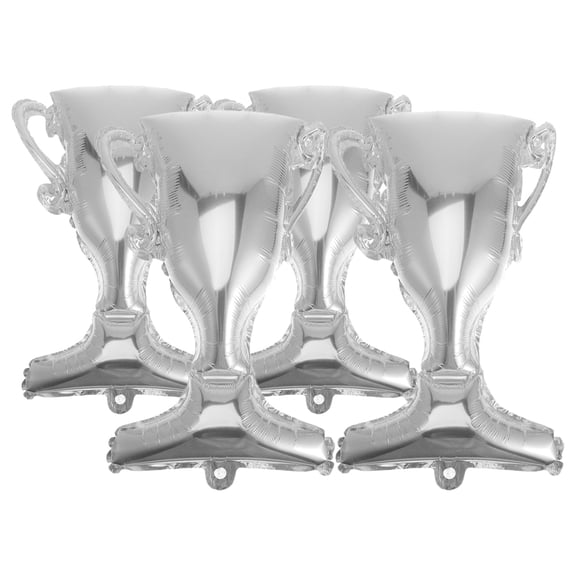 4 Pcs Graduation Decoration Foil Balloon Inflatable Trophy Graduation Party Backdrop Decor Child