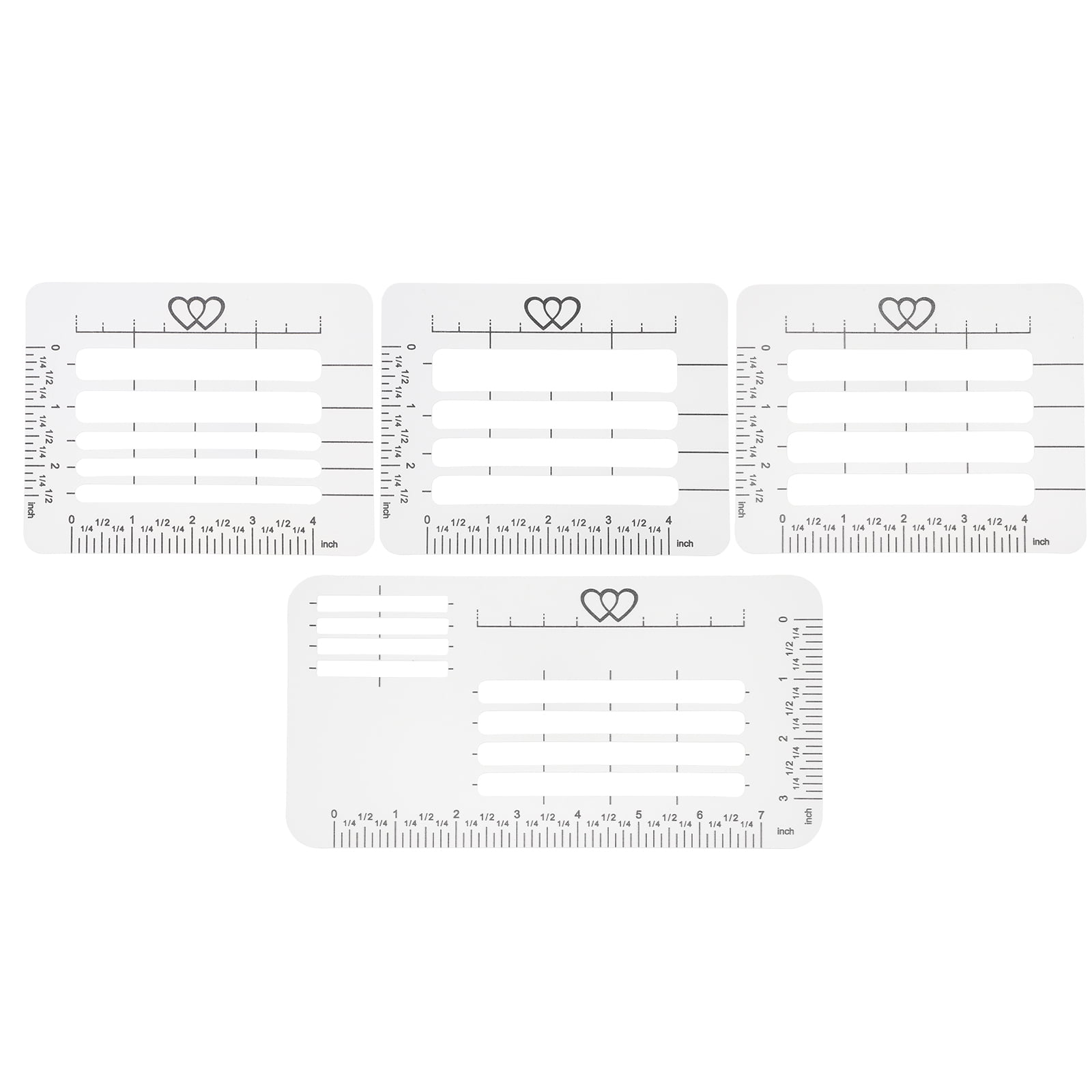 4 Pcs Greeting Cards Lettering Template Envelop Maker Making Envelope ...