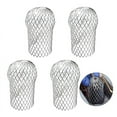 thumbnail image 1 of 4 Pcs Gutter Downspout Guards 3.5 Inch Aluminum Leaf Filter Strainer Expandable Gutter Downspout Protector, 1 of 8