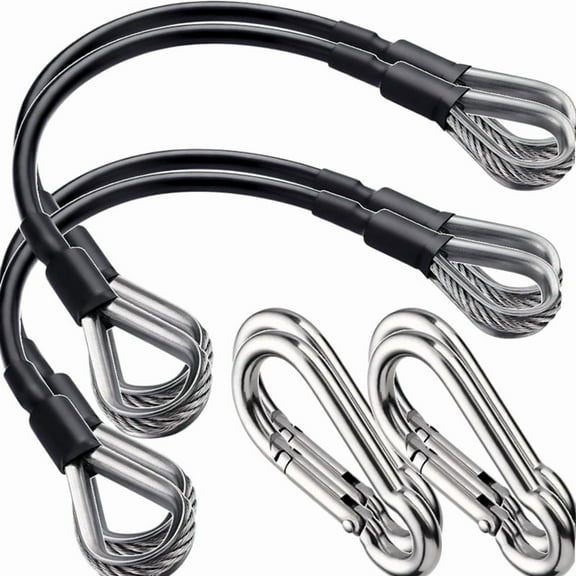 4 Pcs Gym Cable Extension-As Shown