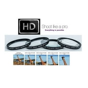 4-Pcs HD Close Up Macro Lens Set +1+2+4+10 For Pentax K-3 K-3 II M2 K-50 K-S1 52mm compatible size