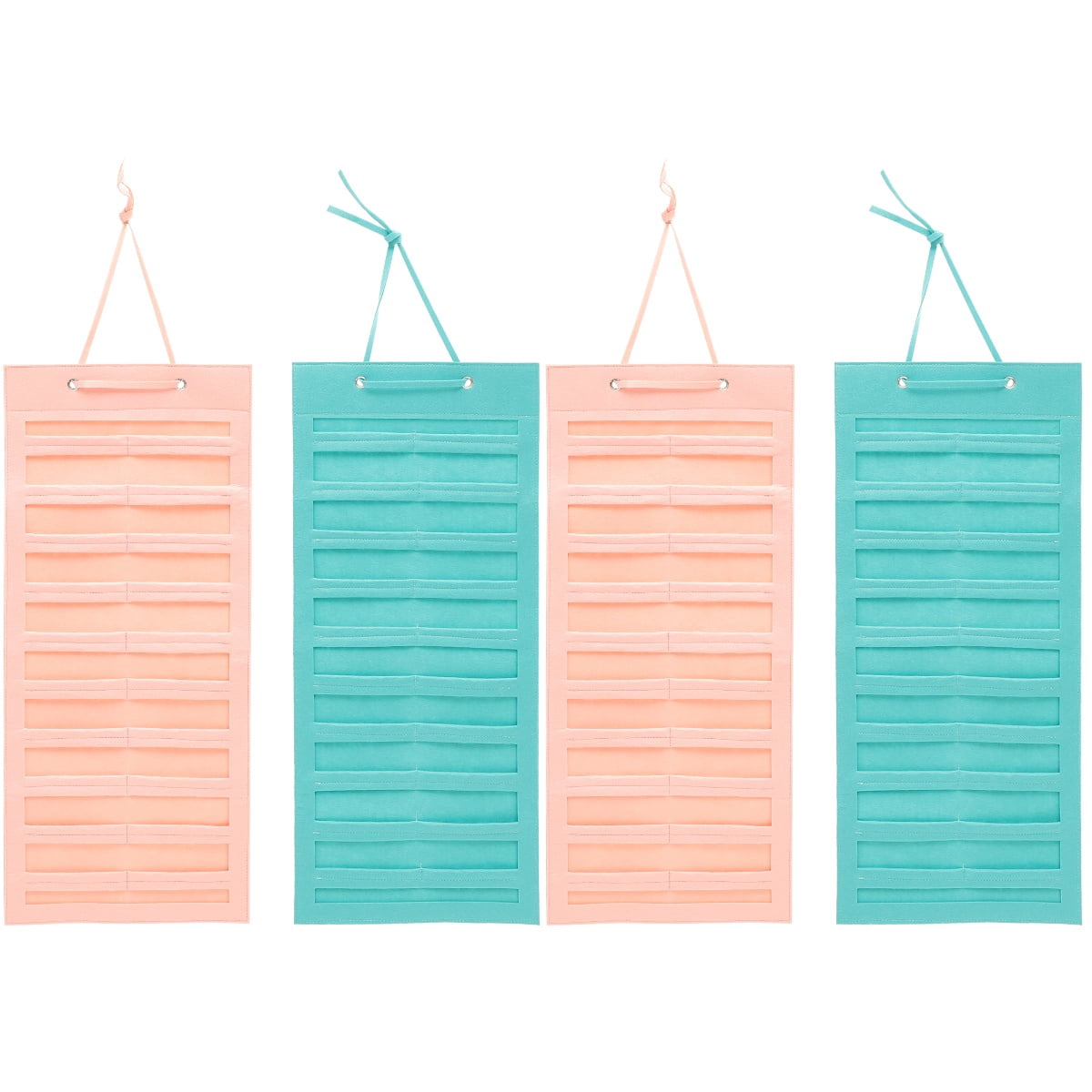 NICERIO Felt Headband Organizer Assorted Color Hair Accessories Storage for Home and Party Use 4Pcs