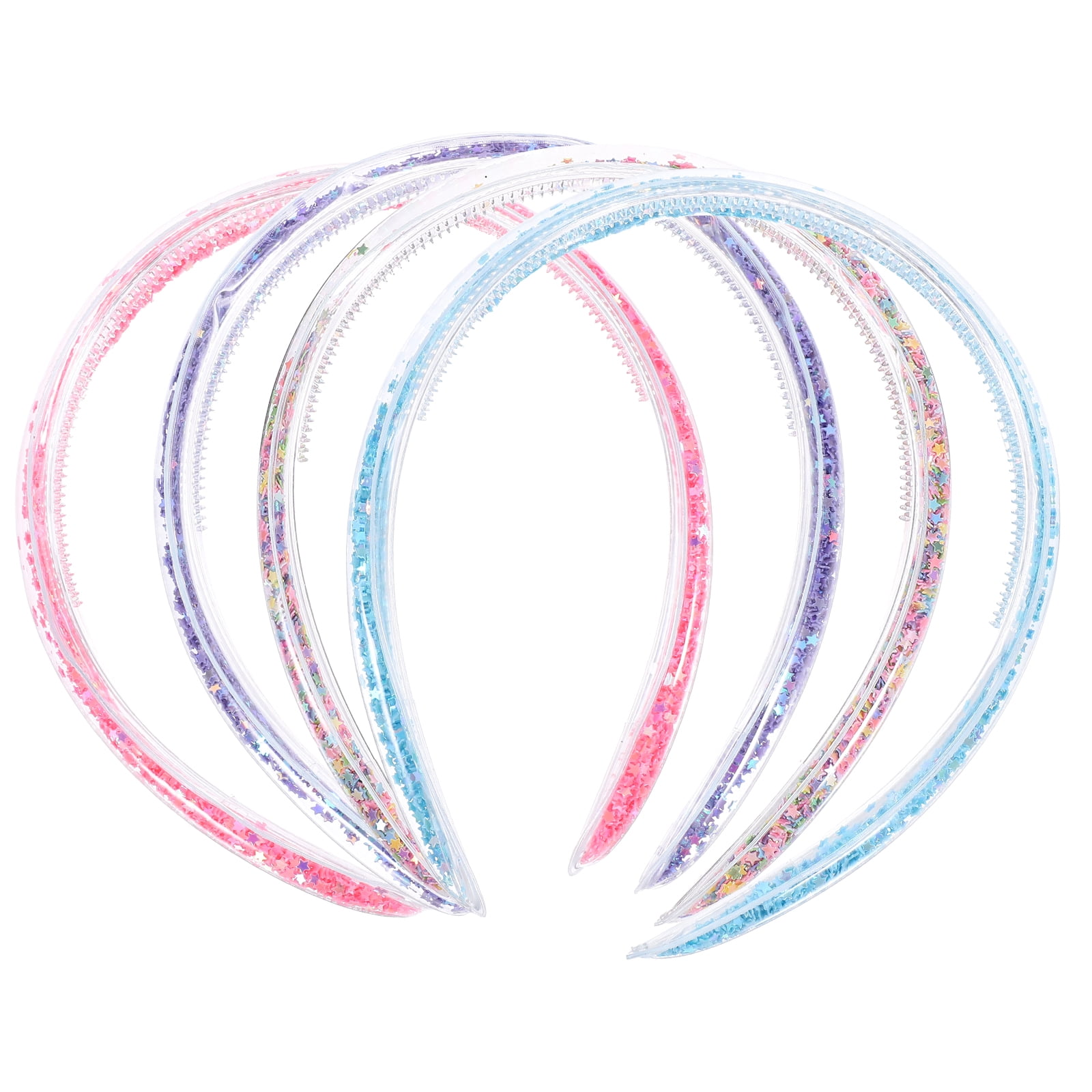 4 Pcs Hair Bands Girls Hair Accessories Little Girl Headband Sequin