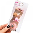 thumbnail image 1 of 4 Pcs Hair Pin Children's Hair Accessories Baby Hairpin Set Combination Princess Cute Baby Hair Card Headwear, 1 of 4