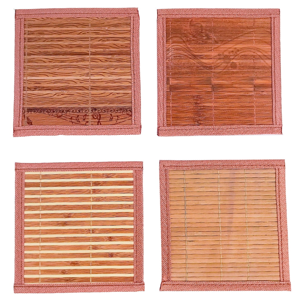 4 Pcs Hamster Mat Pet Summer Cooling Pads Self Bunny Cushion Bamboo