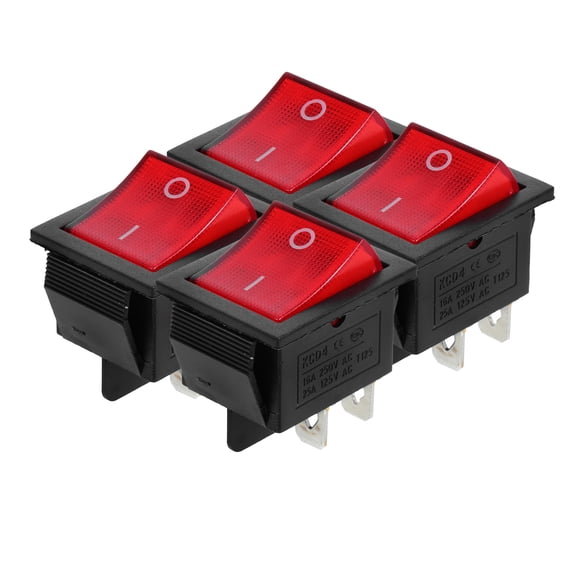 FOMIYES 4-Pack Generator Control Panel Rocker Easy to Install