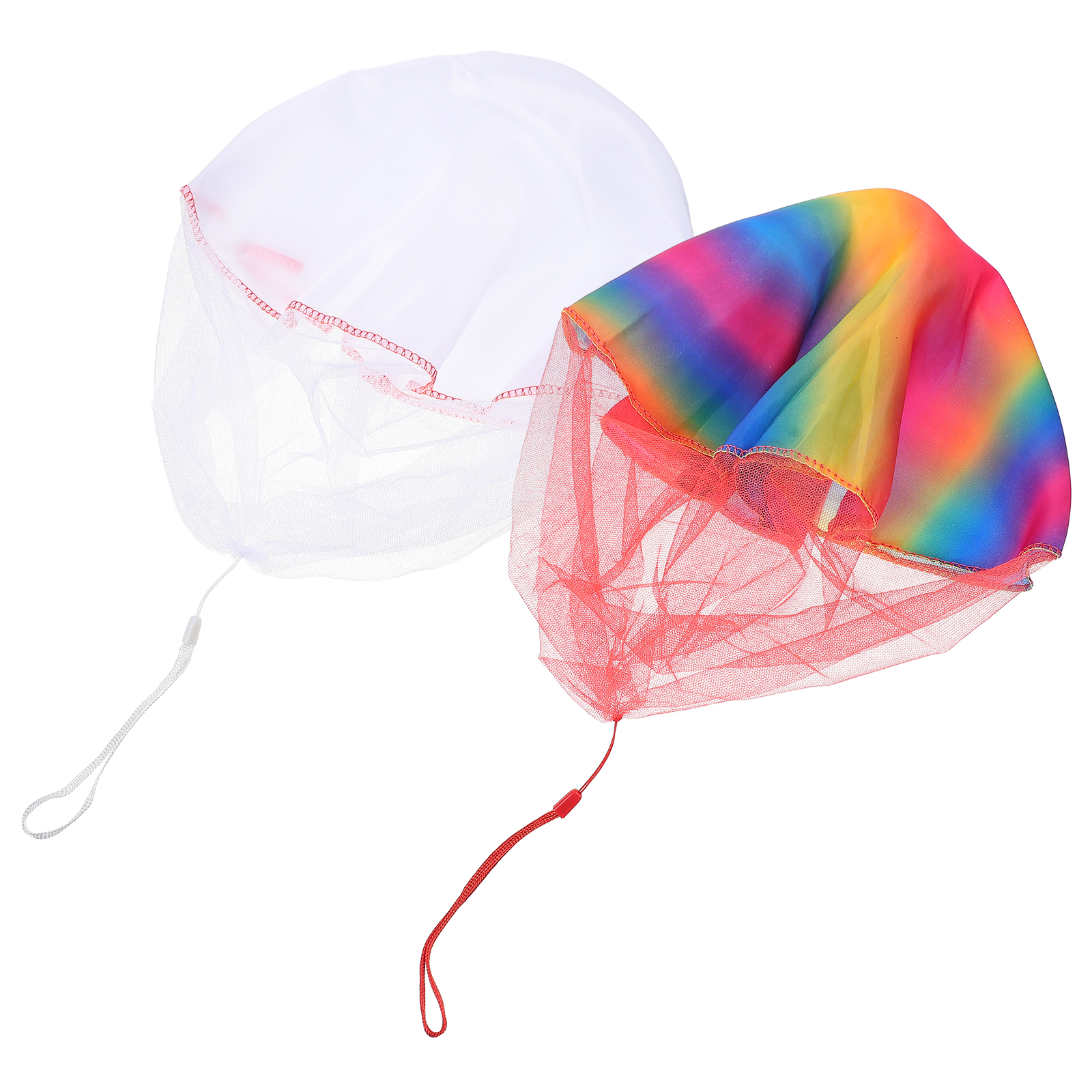 4 Pcs Hand Throw Parachute Men Play Toy Toys Childrens Cloth