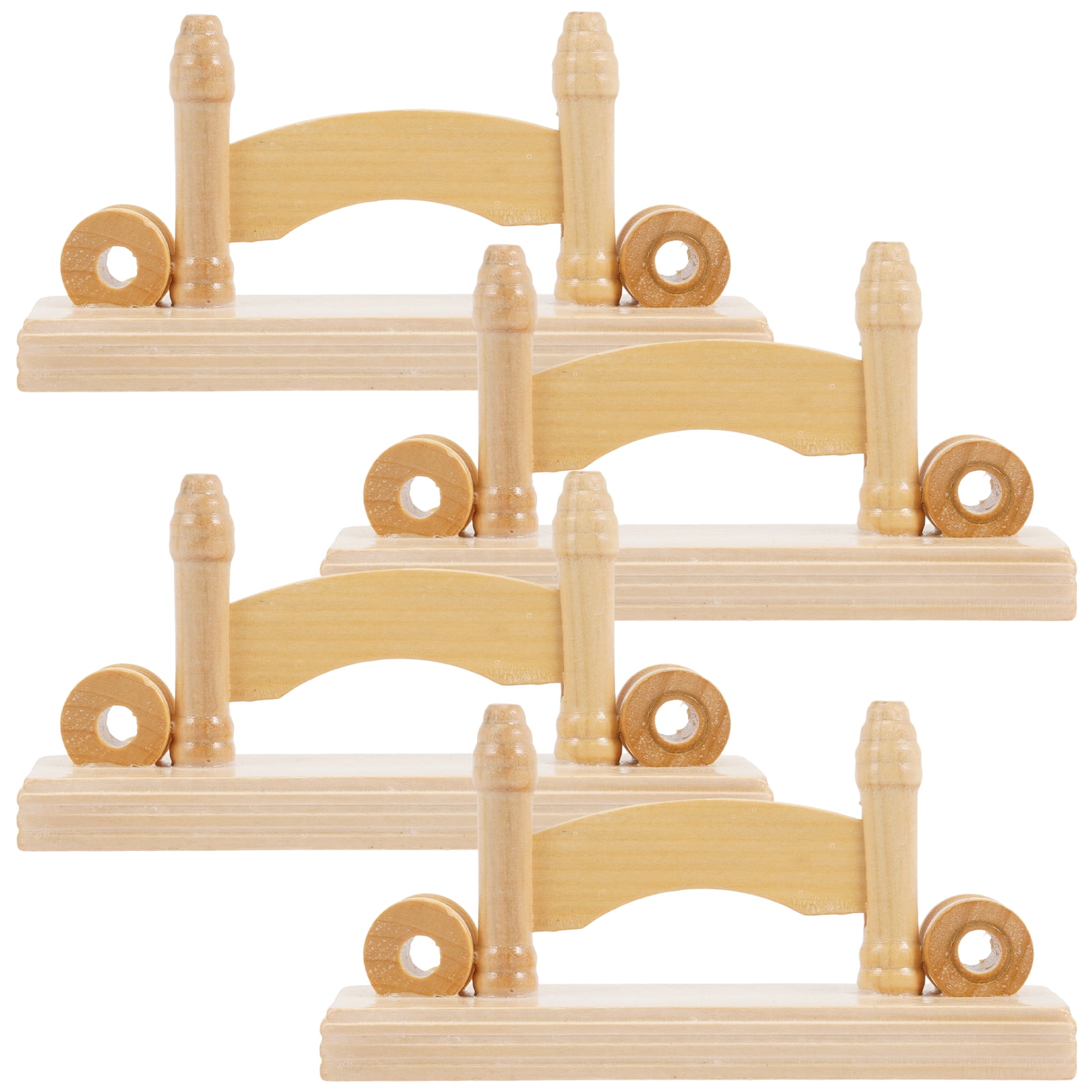 4 Pcs Handheld Fan Hand Fan Stands Chinese Fan Display Holder