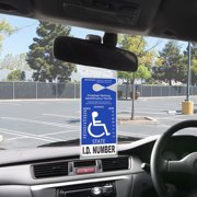 4 Pcs Handicap Parking Permit Placard Holder, 10.6x5 in