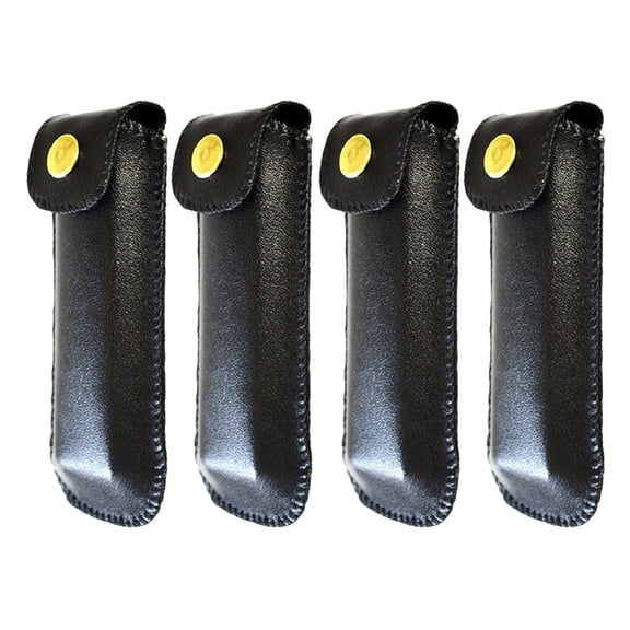 Set of 4 Black Harmonica Plush Toys with Bag, Student Recorder Musical Instruments for Kids