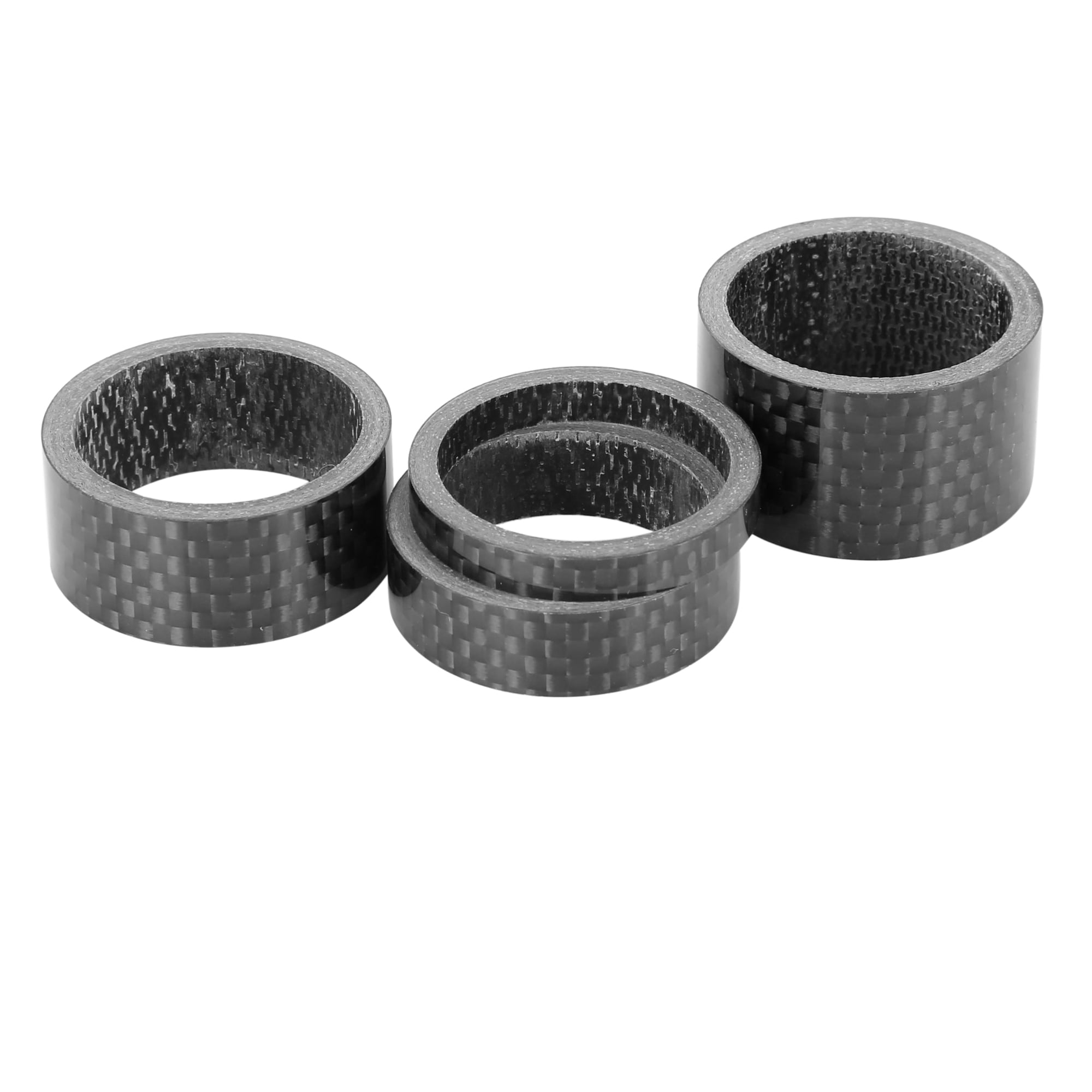 Headset Spacers Halfords Mtb 5pcs Headset Spacer Matte Black Fit - Main Image
