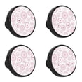 thumbnail image 1 of 4 Pcs Heart Knobs for Kitchen Cabinet Cupboard Dresser Bookcase Drawer Pulls Handles Round Home Decor, 1 of 5