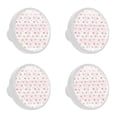 thumbnail image 1 of 4 Pcs Heart Pattern Knobs for Kitchen Cabinet Cupboard Dresser Bookcase Drawer Pulls Handles Round Home Decor, 1 of 5