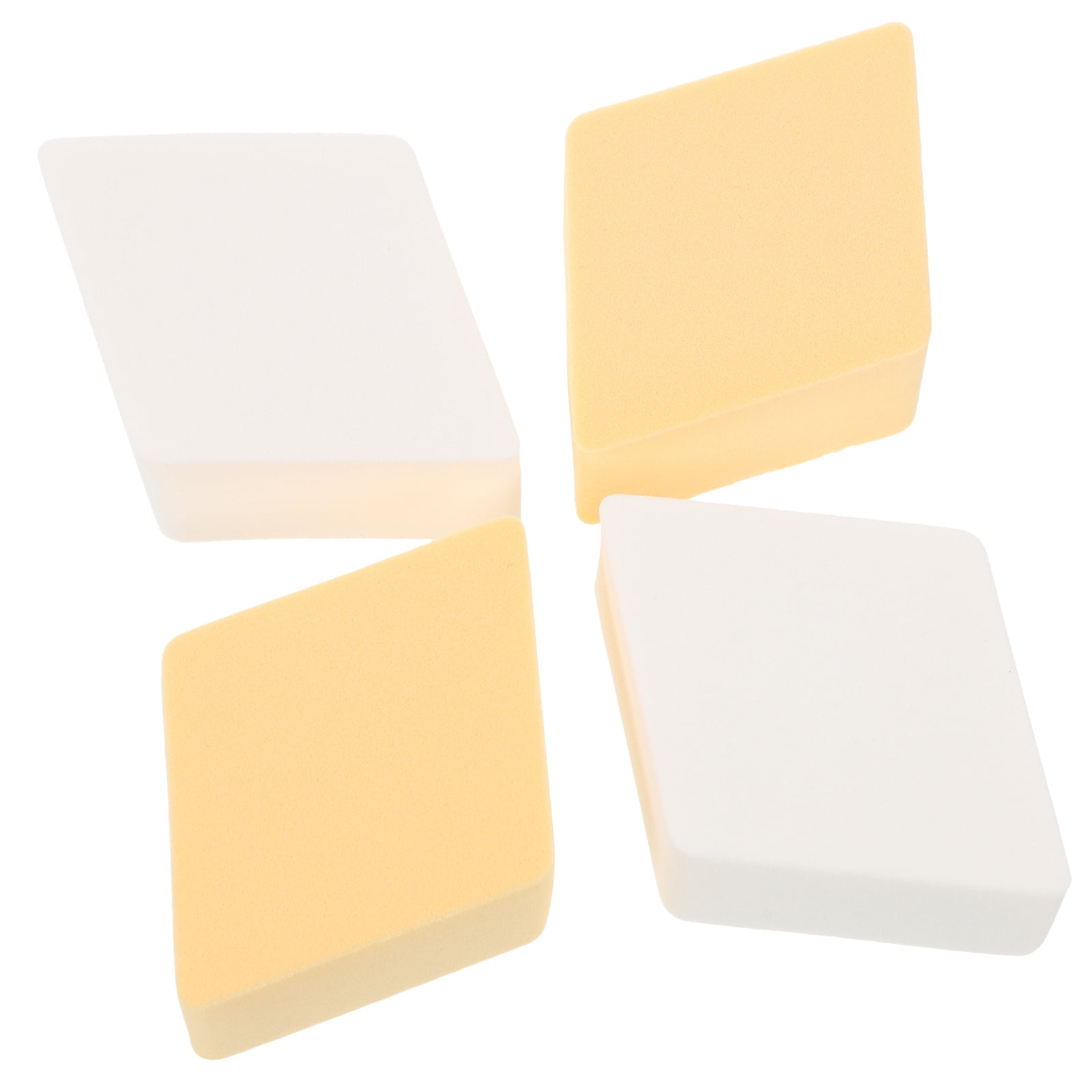 4 Pcs Heart Puff Sponges Makeup for Face Beauty Setting Powder Tool