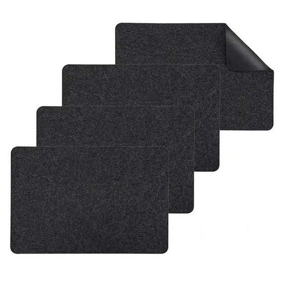 4 Pcs Heat Resistant Mat for Air Fryer,Topboutique Countertop Heat Protector Mat,Non Slip Appliance Mat Heat Proof Mat Kitchen Hot Pads for Air Fryer,Coffee Maker,Blender and More(17''x12'')