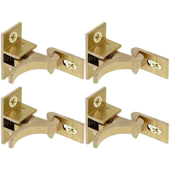 4 Pcs Heavy Duty Clamps Door and Window Hasp Lock Cabinet Latch Security