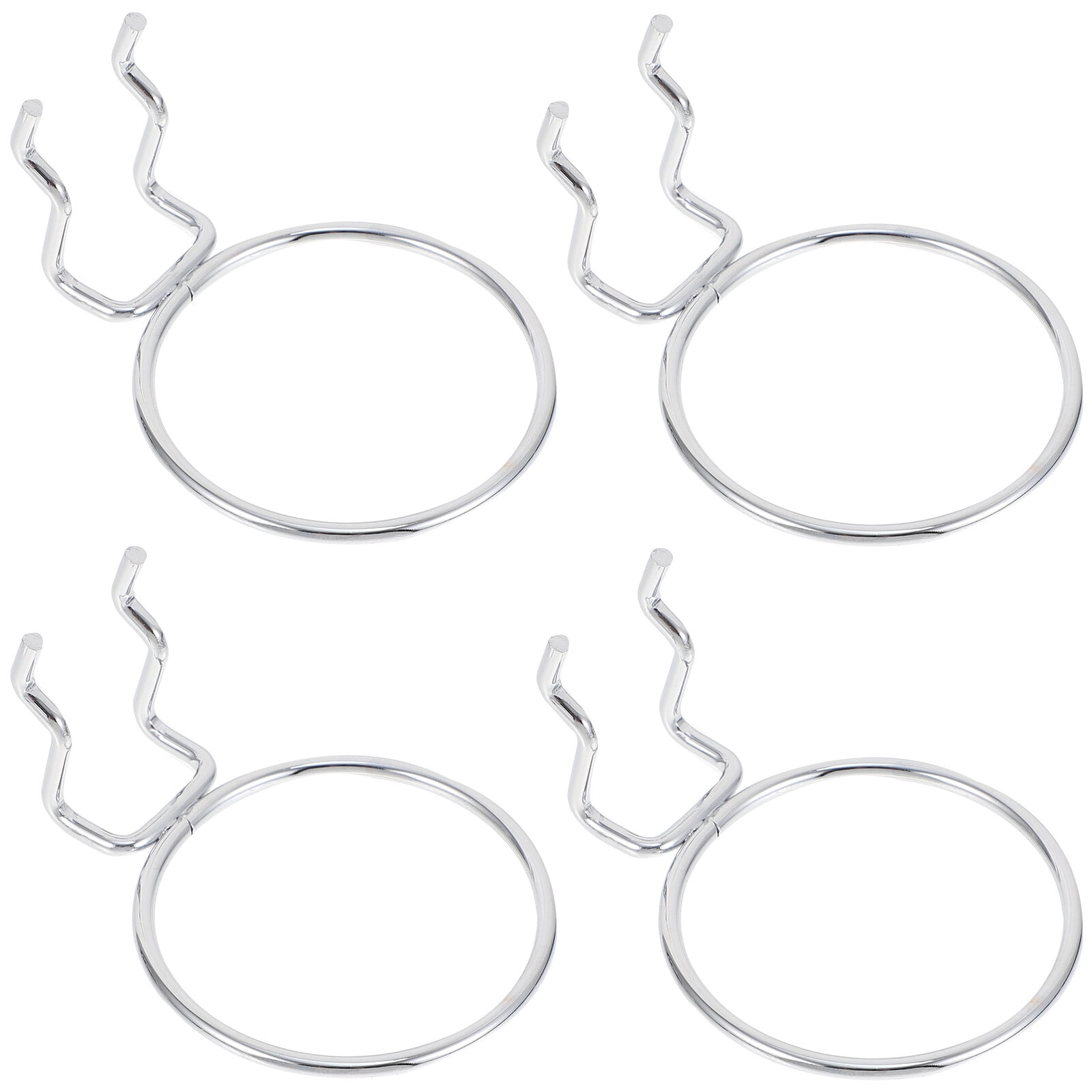 4 Pcs Heavy Duty Clothes Hanger Coat Hangers Pegboard Supplies Pegboard