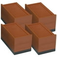 thumbnail image 1 of 4 Pack Heavy Duty Adjustable Furniture Risers - Stackable Bed & Couch Leg Lifters up to 7.5in, Non-Slip Dorm Bed Risers for Couch, Sofa, Bed, Tables, Chairs, Supports 1300 lbs, 1 of 5