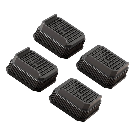 4 Pcs Heavy Duty Leg Risers for Sofa Bed Tables, Stackable Height Adjusters with Anti-Slip Design