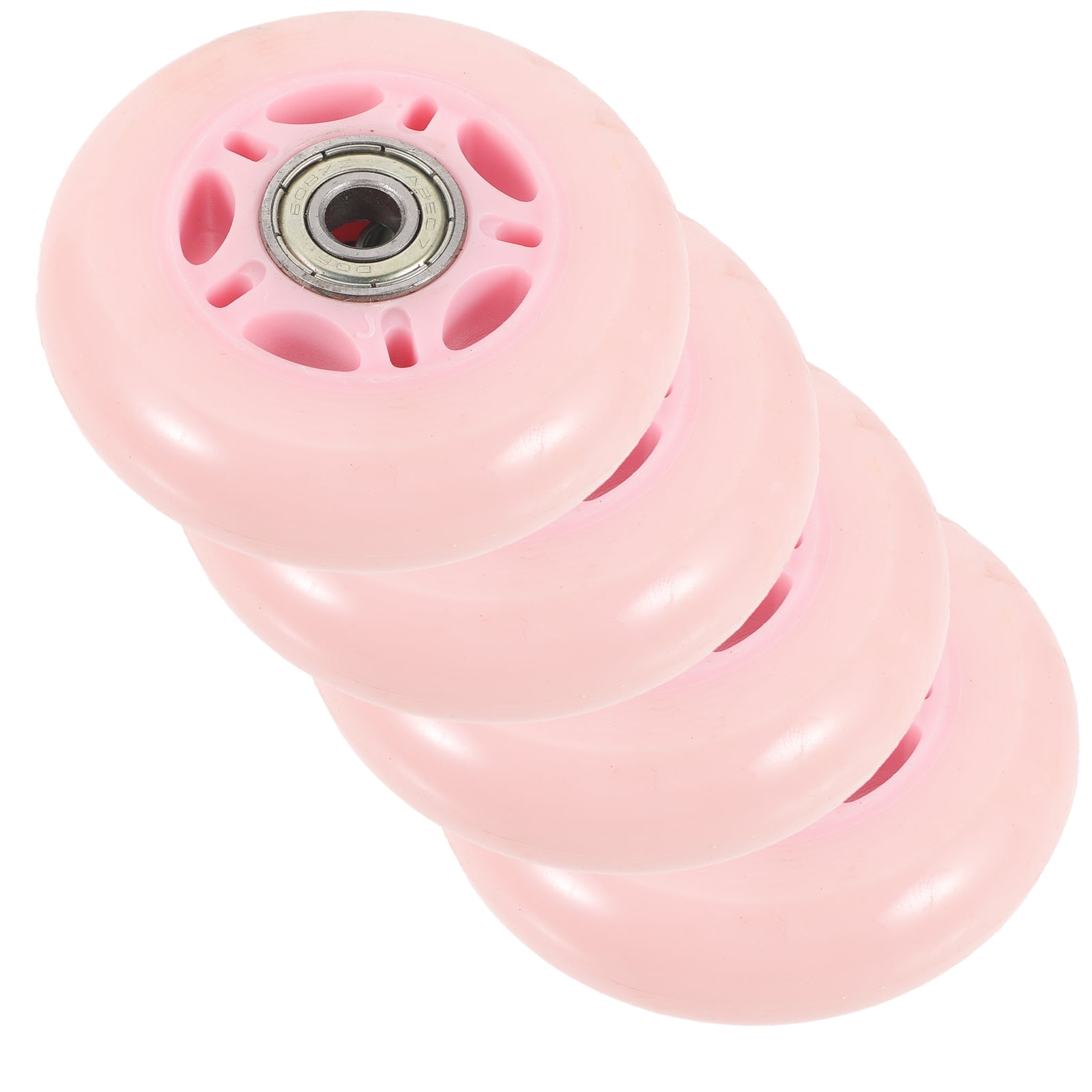 Onaparter 4 Pcs High Elastic Wheels Skates Roller Indoor Pu