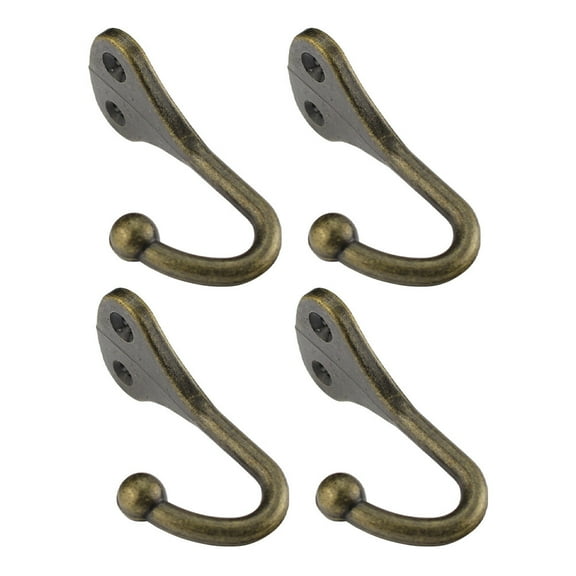 4 Pcs Hook Hat Hooks Ceiling Heavy Duty Hanger Multi-function Coat Wall-mounted European Style