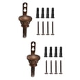 thumbnail image 1 of 4 Pcs Hook up Home Decor Drapery Tieback Transparent Curtains Rod Hooks Metal Kitchen Decoration for Bedroom Tiebacks, 1 of 6