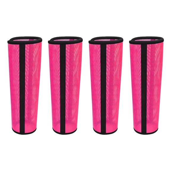 4 Pcs Horse Leg Boots Set, Leg Wraps with Edge-Curved Design, Horse Protective Gear with Stable Support, Agitation Reduction for Thorough Protection
