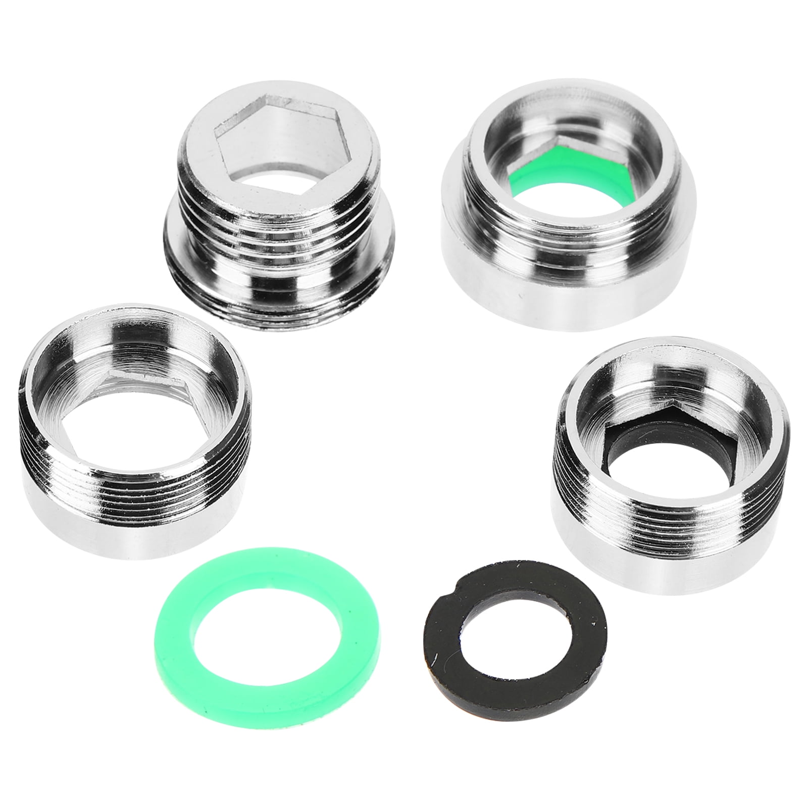 4 Pcs Hose Portable Dishwasher Faucet Adapter for Sink Kit Universal