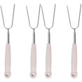 thumbnail image 1 of 4-Piece Stainless Steel Hot Dog Forks for Grilling, Barbecue Skewers, Kabob Tools, Outdoor BBQ Accessories, 1 of 6