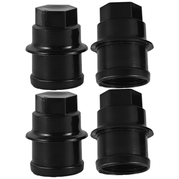 4 Pcs Hub Nut Cover Lug Nut Caps for Trailer Wheels Wheel Nut Caps Wheel Lug Nut Caps